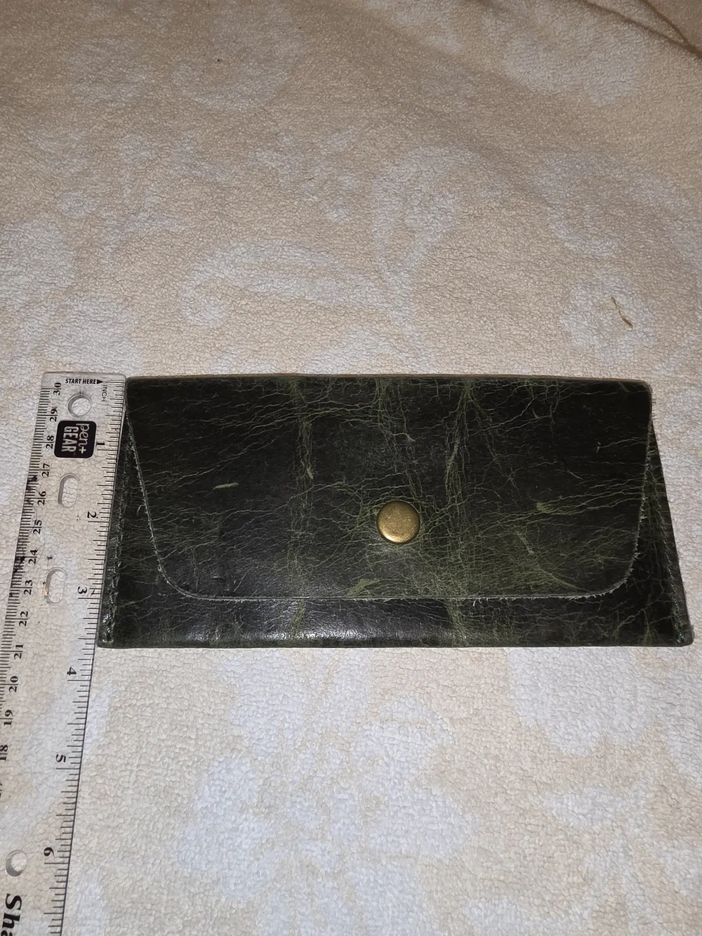 Dark Forest Green Cash Leather Wallet